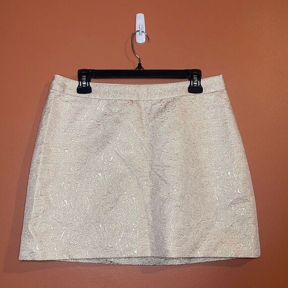 NWT Banana Republic Floral Embellished Mini Skirt Womens Size 10 - Picture 1 of 5